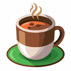 cup of coffee with chocolate