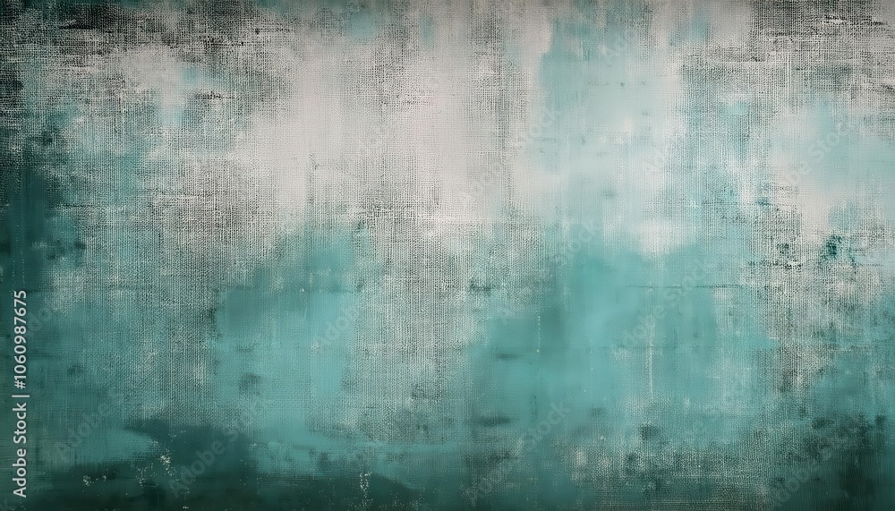 Aufkleber Ethereal Teal and Gray Textured Abstract Background for Creative Use. Dreamy Canvas Overlay with Soft Clouds and Hints of Depth, Perfect for Website Backgrounds, Social Media Posts, or Art Projects