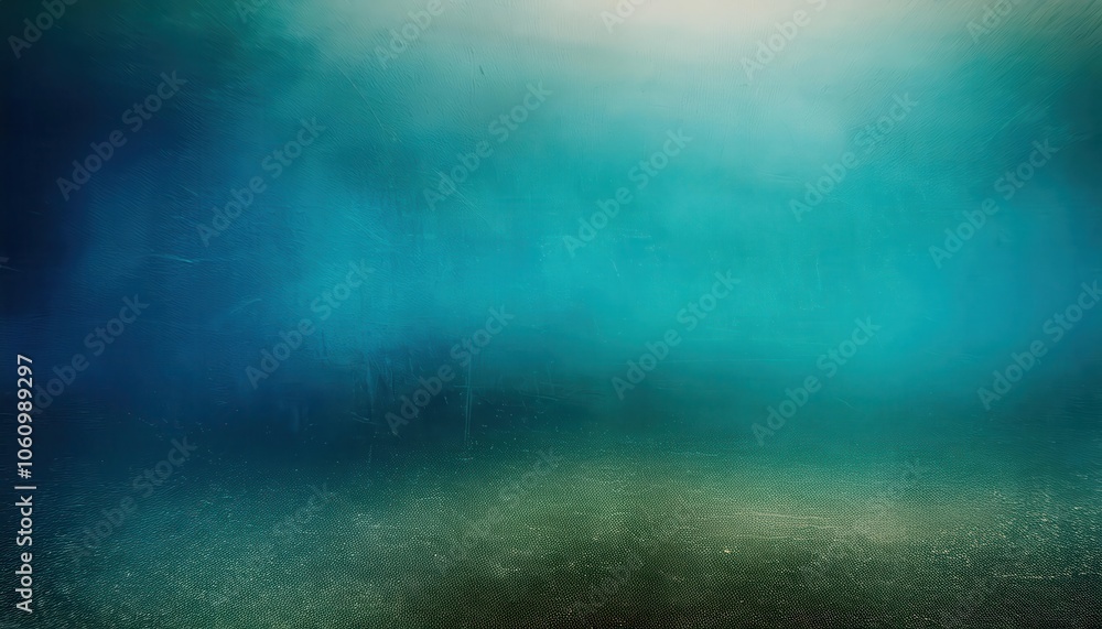 Poster calm aqua turquoise gradient texture with soft light and subtle oceanic depths. perfect for relaxing