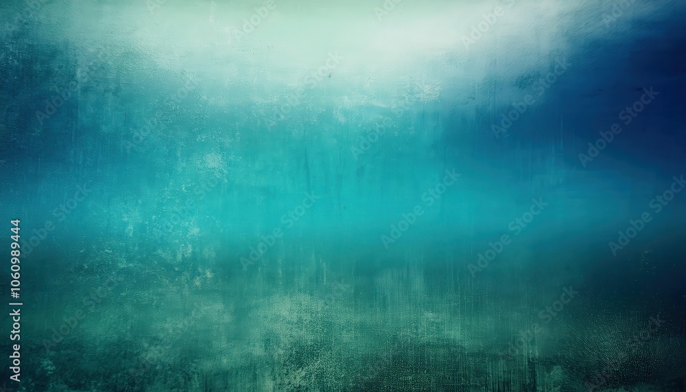 Poster calm aqua turquoise gradient texture with soft light and subtle oceanic depths. perfect for relaxing