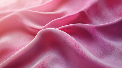 Obraz premium Soft Pink Fabric Drape Elegant Draped Material Texture Fabric Background