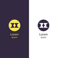Logo-378
Abstract symmetrical logo with bold shapes inside a circle, suggesting balance, connection, or time. Great for tech, creative, or corporate brands. Vector-based.