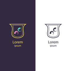 Logo-395
Classic emblem logo with abstract lettermark inside a crest, ideal for wine, drink brands, cafes, premium labels, or vintage-inspired businesses. Vector format.