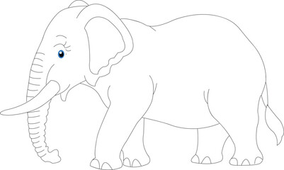 Elephant  Colouring Pages Printable