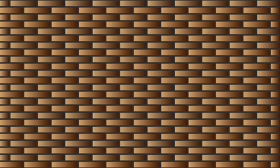 Background brick wall seamless pattern vector. color brick in white and black background
