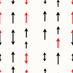 Seamless Pattern, tiny arrows in various directions