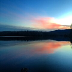 Obraz premium Sunset Price Lake