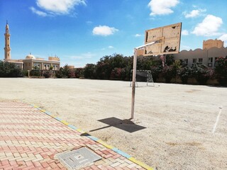 View of the basketball court