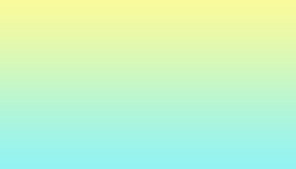 Linear gradient background. Soft gradient between light yellow and light turquoise.