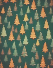 Obraz premium A flat lay of Christmas decorated paper, adorned with gold stars and silver ornaments, on a rustic dark wooden table, with a cozy red and white knitted scarf beside it. fir beanches, small lights, 