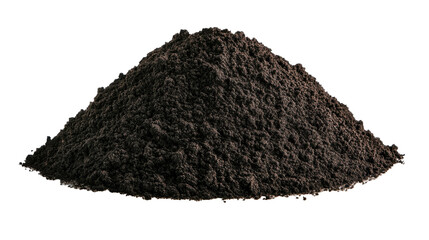 Pile of Rich Black Soil for Gardening and Landscaping