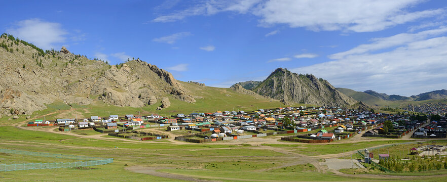 Tsetserleg, also romanized as Cecerleg, Arkhangai, Mongolia