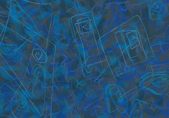 Abstract image for printing - digital painting © Cubitron