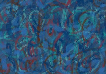 Abstract image for printing - digital painting © Cubitron