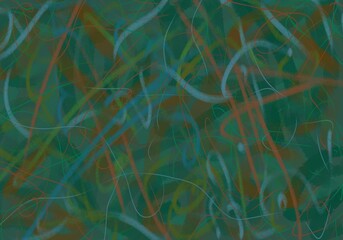 Abstract image for printing - digital painting © Cubitron