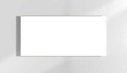 Obraz premium White empty canvas. Gray wall on background. Mock up poster frame, canvas template isolated with white highlights, png