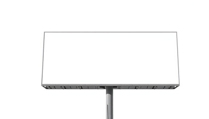 Obraz premium Blank billboard isolated with white highlights, png