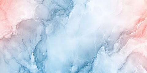 A soft, abstract background featuring gentle swirls of light blue and pale red hues, ideal for copy space