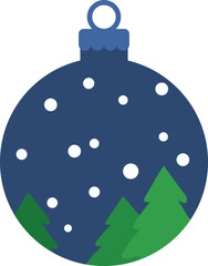 크리스마스 오너먼트, Christmas Ball 벡터 일러스트