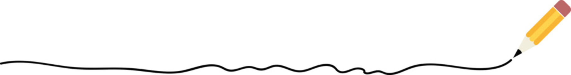 구분선, Divider line, Doodle border 벡터 일러스트