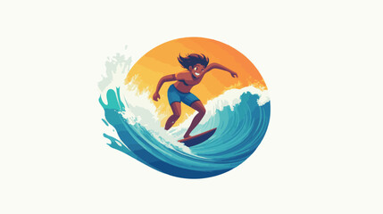 silhouette of a person with a fish in the sea