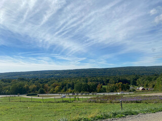 landscape with sky and clouds