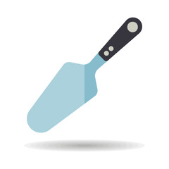 Cake and pie server utensil vector icon