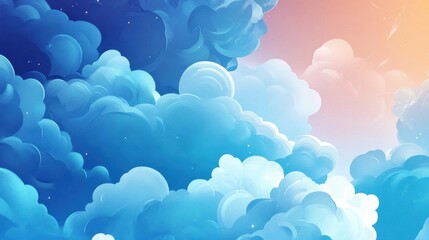 Ethereal Cloudscape: A Dreamy Celestial Landscape