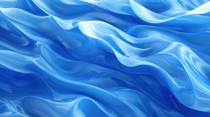 Obraz premium Abstract Blue Silk: A mesmerizing, abstract background featuring a flowing, iridescent blue fabric, perfect for adding a touch of elegance and sophistication to your designs.