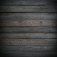 Obraz premium Dark wooden planks arranged neatly on a rustic wall indoors