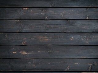 Obraz premium Texture of black wooden planks arranged neatly on a rustic surface