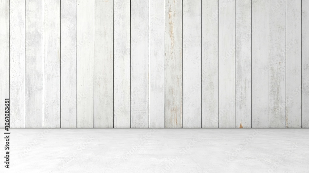 Poster white wooden wall with rustic texture provides a clean background suitable for various applications.
