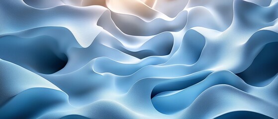 Abstract wavy texture in shades of blue, evoking a sense of fluidity and depth.