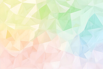 Soft Pastel Polygon Background