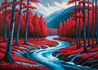 Whispers in the Crimson Woods