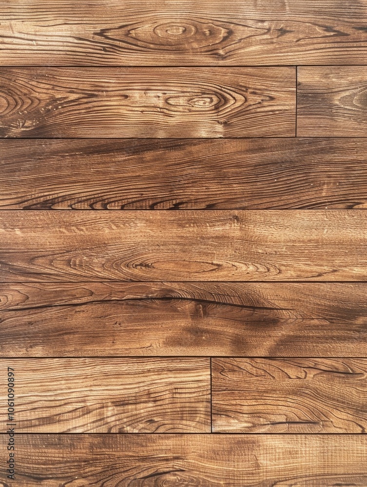 Poster shiny hardwood planks with a grain pattern. patterns and textures are visible. ideal for flooring in