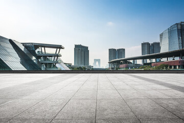 Modern Urban Cityscape with Innovative Architectural Design and Open Space