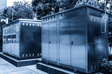 Contemporary Urban Infrastructure: Modern Utility Boxes in Urban Landscape
