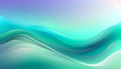 Fototapeta premium soft gradient background in fresh green tones for modern minimalistic designs