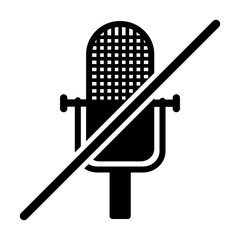 Mic icon template