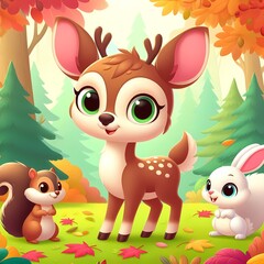 animals in the forest