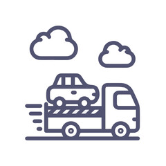 Truck icon symbol vector illustration
