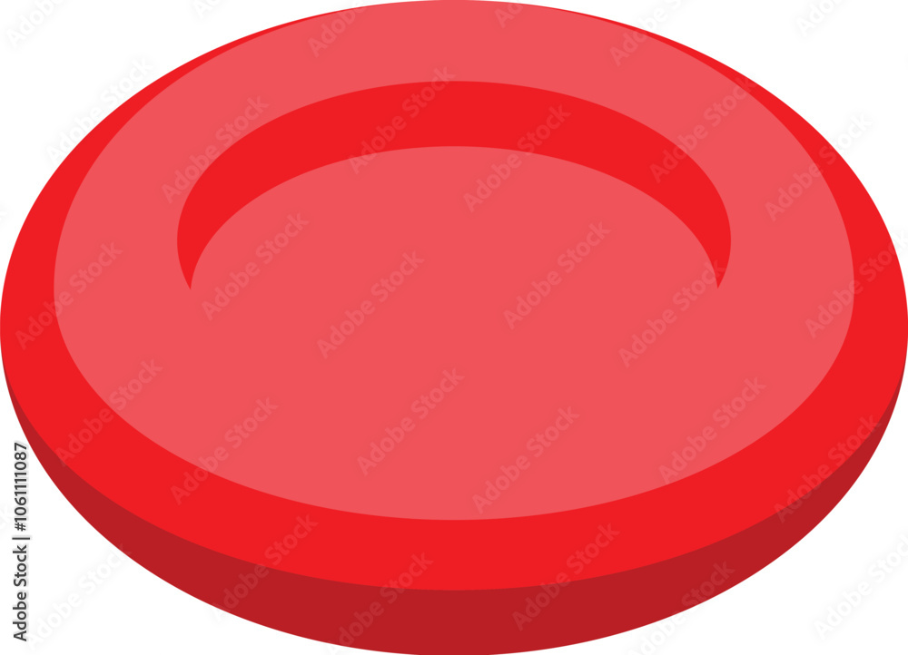 Poster erythrocyte transporting oxygen and nutrients throughout circulatory system, maintaining healthy bod