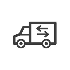 Truck icon symbol vector illustration
