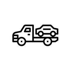 Truck icon symbol vector illustration
