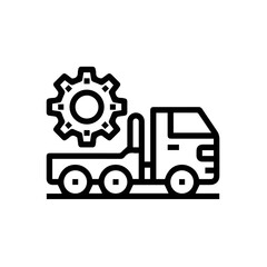 Truck icon symbol vector illustration

