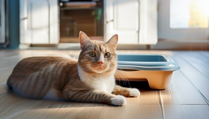 cat on the table