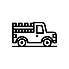 Truck icon symbol vector illustration
