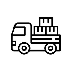 Truck icon symbol vector illustration
