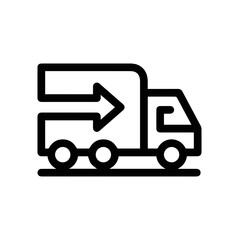 Truck icon symbol vector illustration
